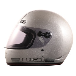 [HM00320060009] หมวกกันน็อค Vintage RS Double เงิน